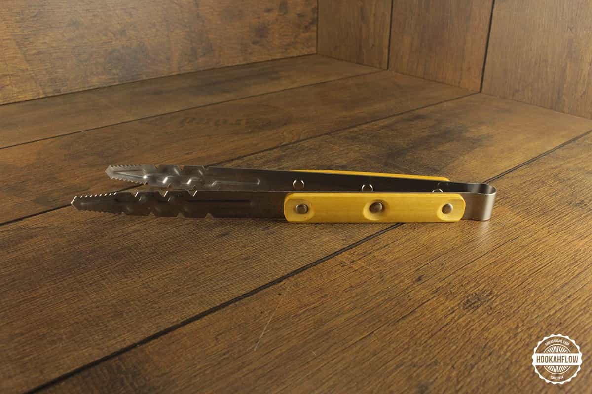 Kohlezange mit Holzgriff Hero