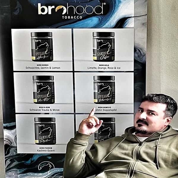 Brohood Dark Blend Shisha Tabak: Brohood Nero!
