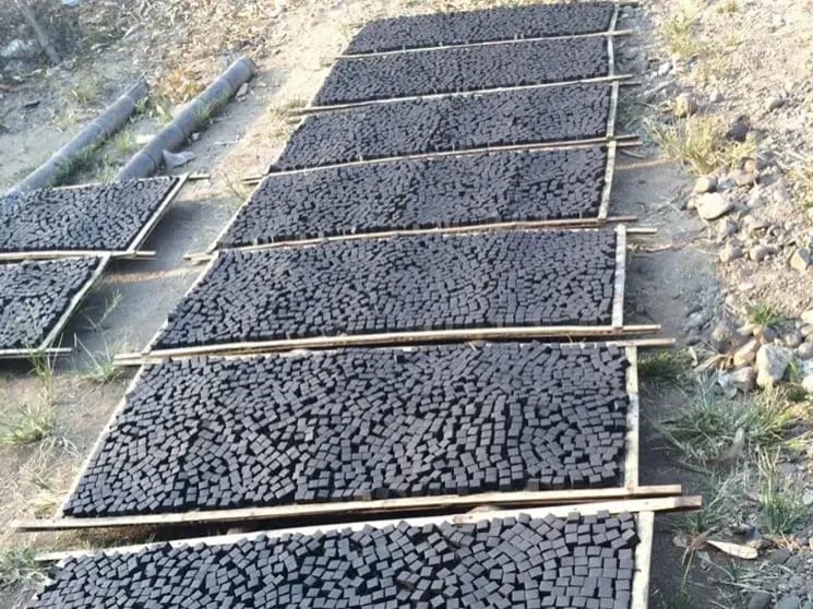 Die Herstellung von Shisha Naturkohle