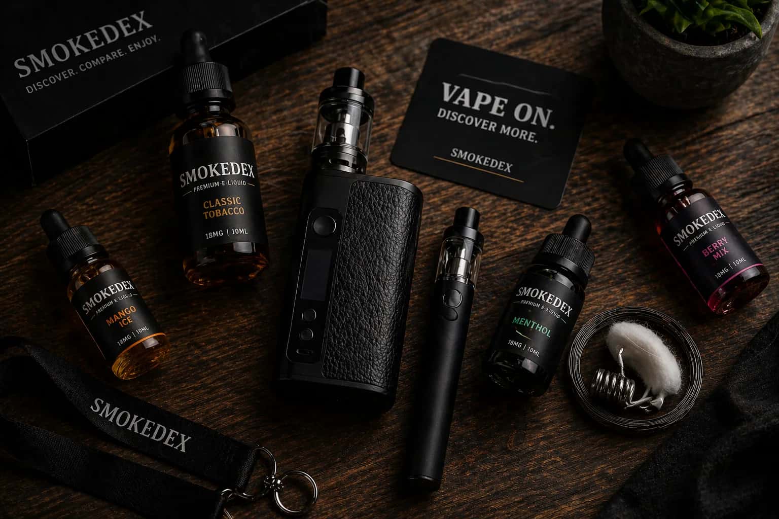 Vapes auf SmokeDex - Neuer Bereich im Aufbau