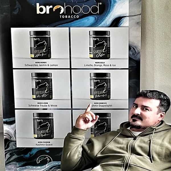 Brohood Dark Blend Shisha Tabak: Brohood Nero!