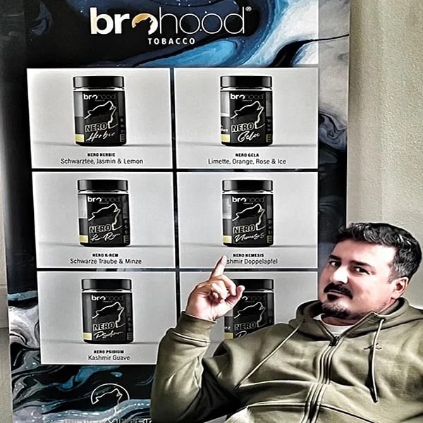 Brohood Dark Blend Shisha Tabak: Brohood Nero!