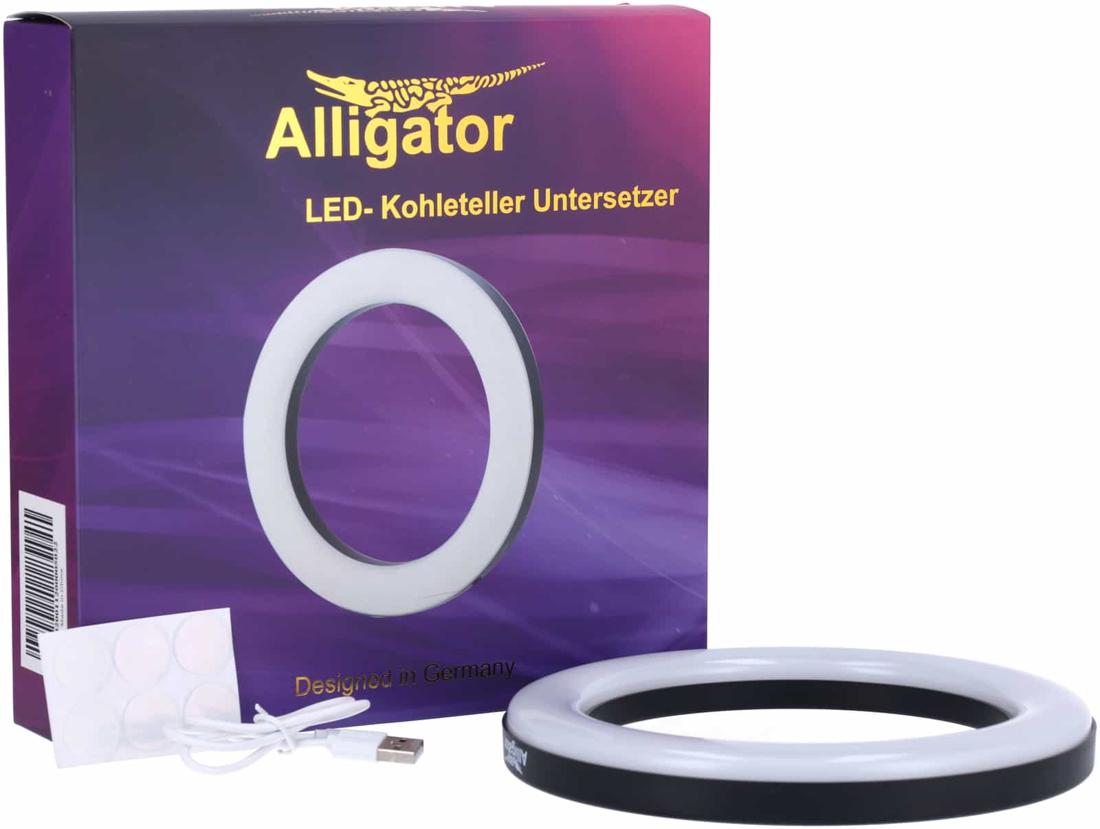 Alligator LED Kohleteller UFO Ring Asset