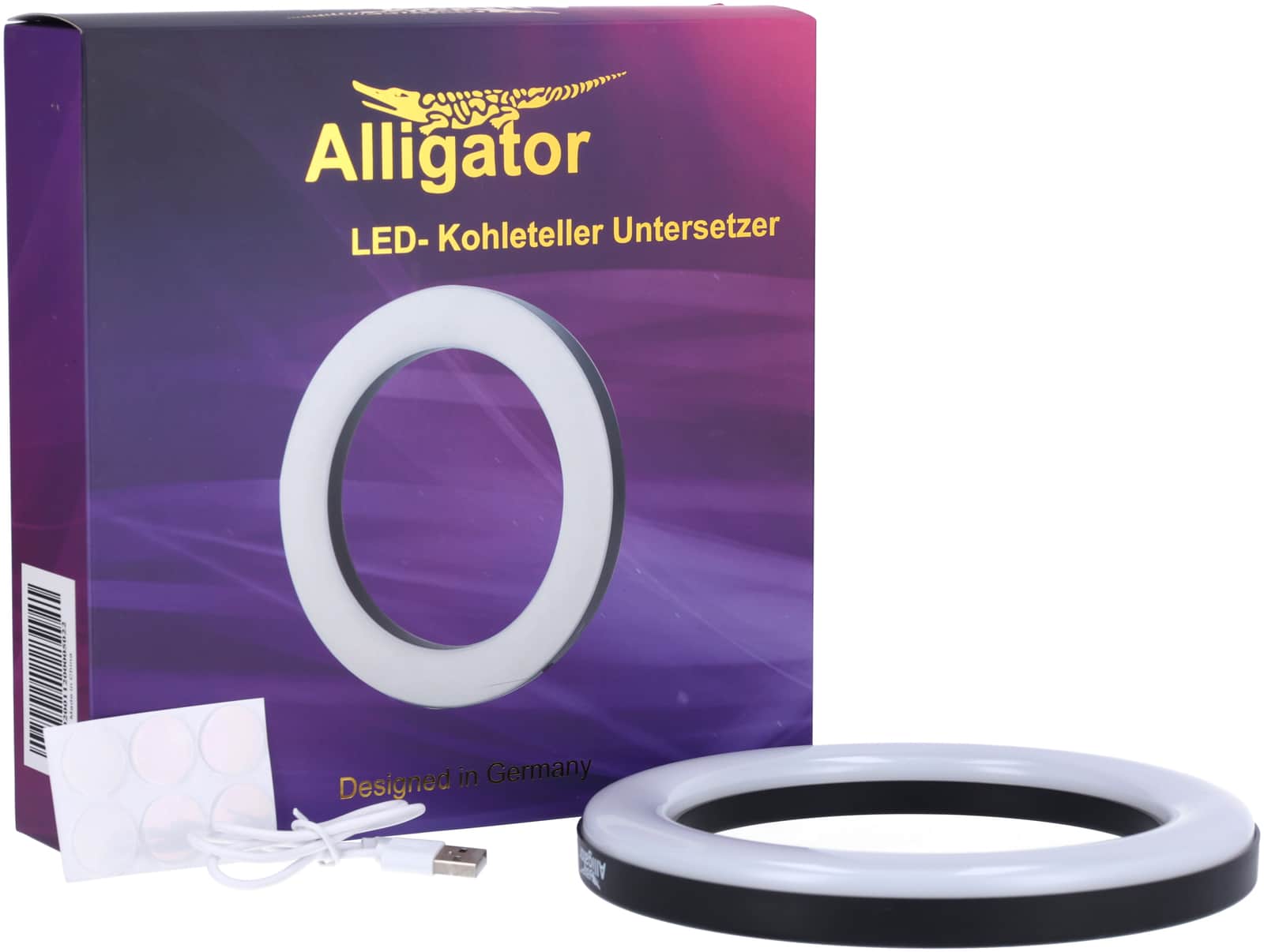 Alligator LED Kohleteller UFO Ring Produktbild
