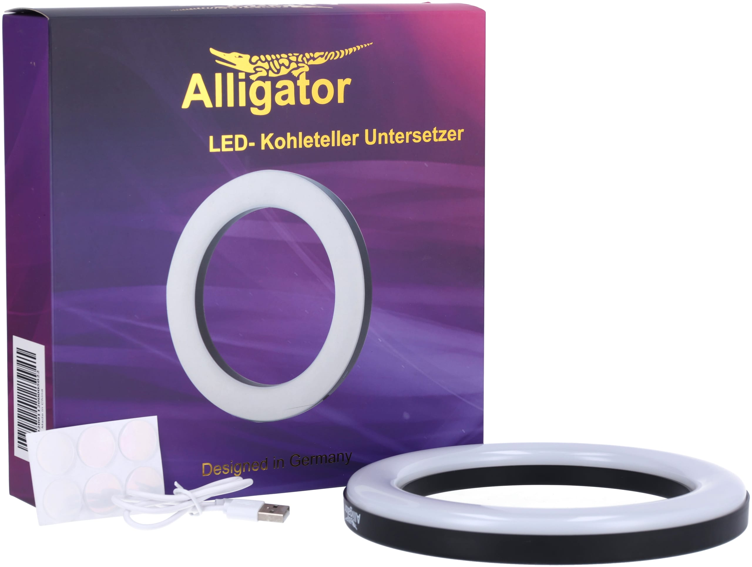 Alligator LED Kohleteller UFO Ring Hero