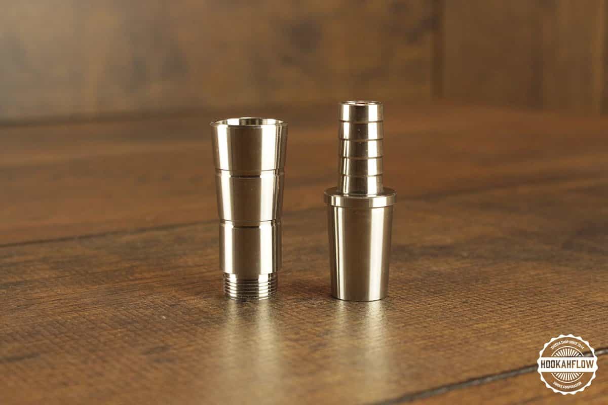 Schlauchadapter + Schliffanschluss Set mit 18/8 Schliff Asset