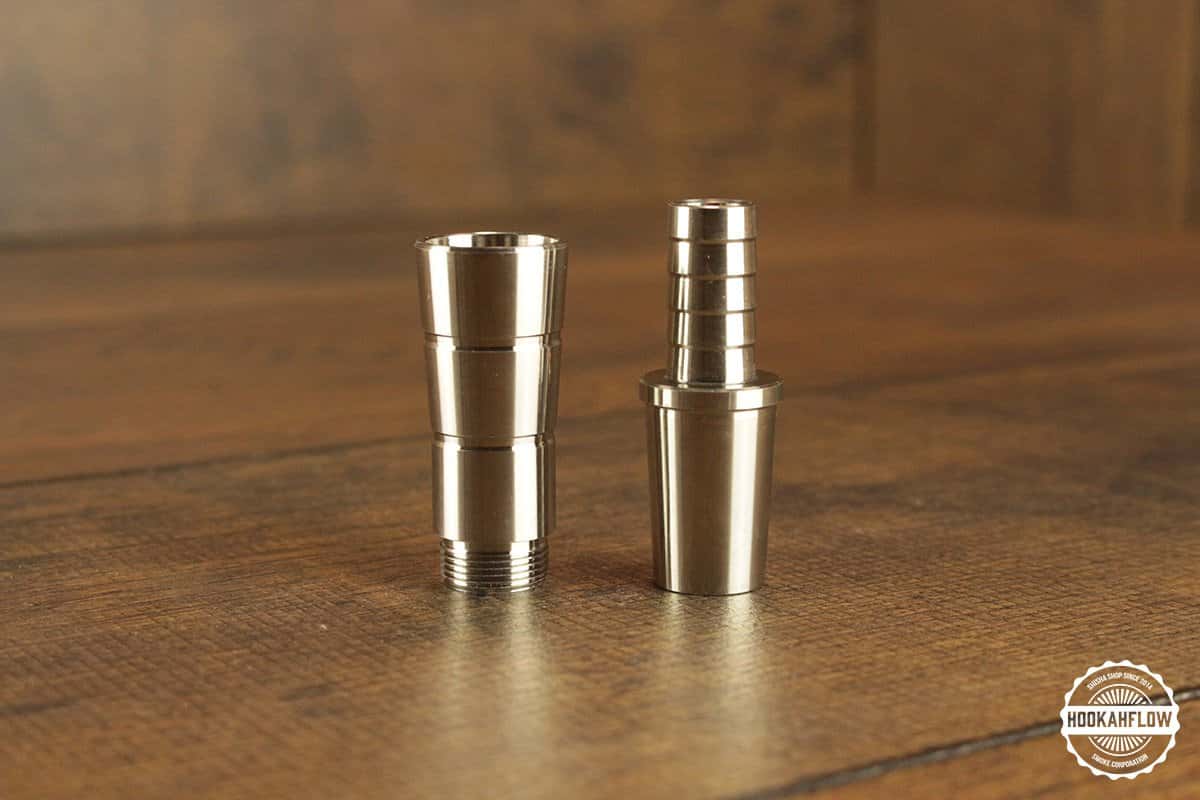 Schlauchadapter + Schliffanschluss Set mit 18/8 Schliff Produktbild