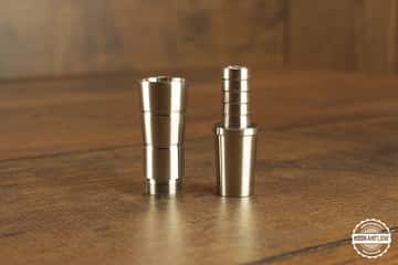 Schlauchadapter + Schliffanschluss Set mit 18/8 Schliff Produktbild