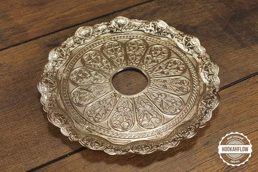 Tebzi Kohleteller silber Produktbild